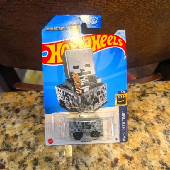Hot Wheels Other - 🎈3/$15🎈New Minecraft Minecart Hot Wheels HW Screentime Vehicle